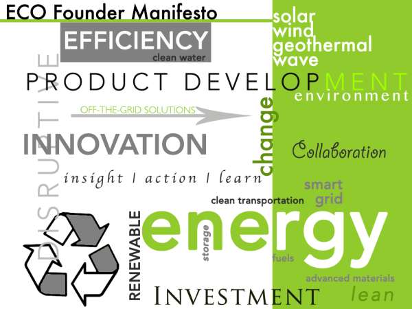 Eco Founder Manifesto